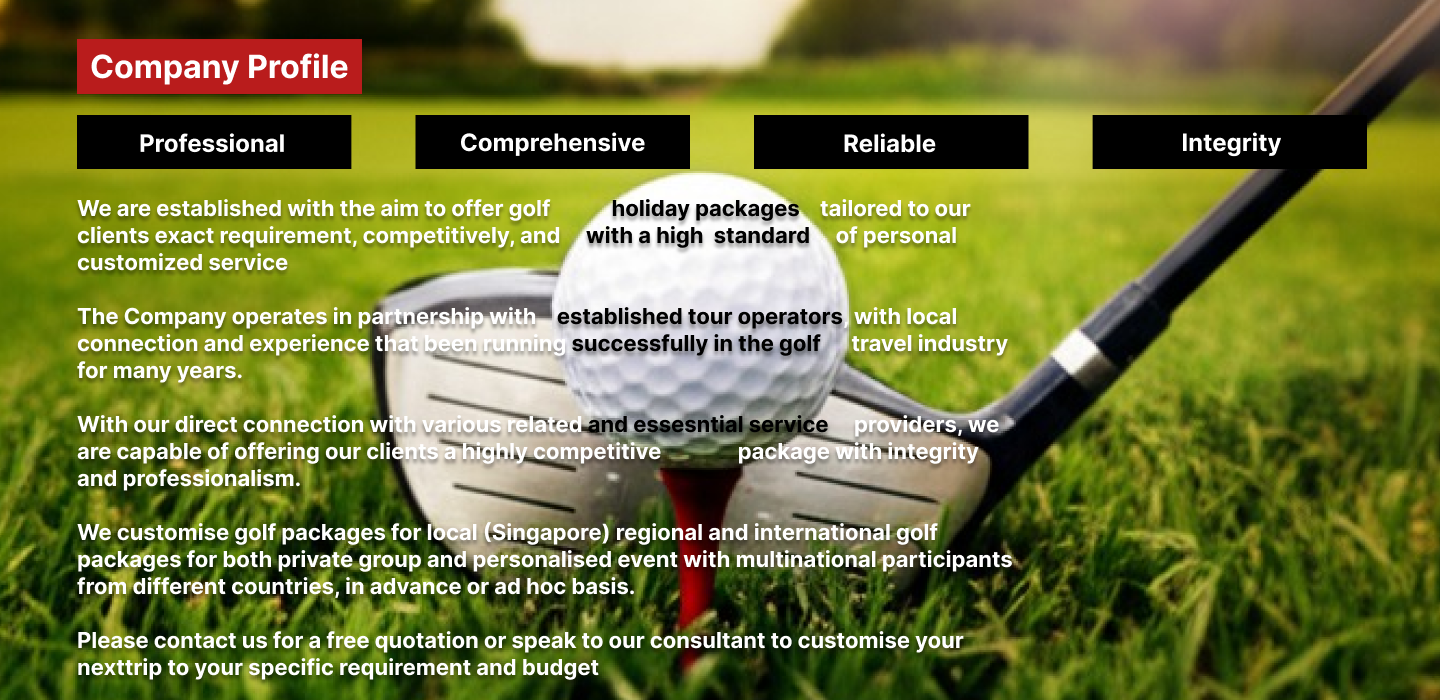 Golf course background