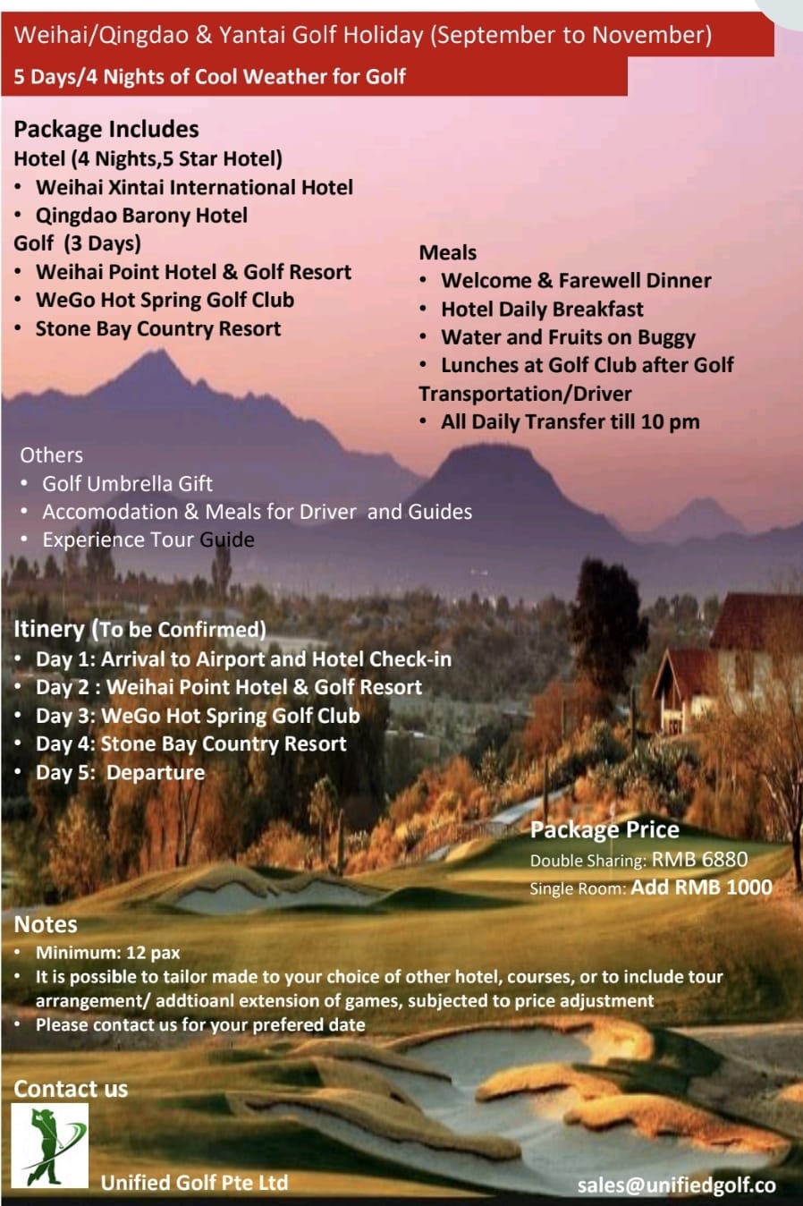 Multi-Country Golf Tours